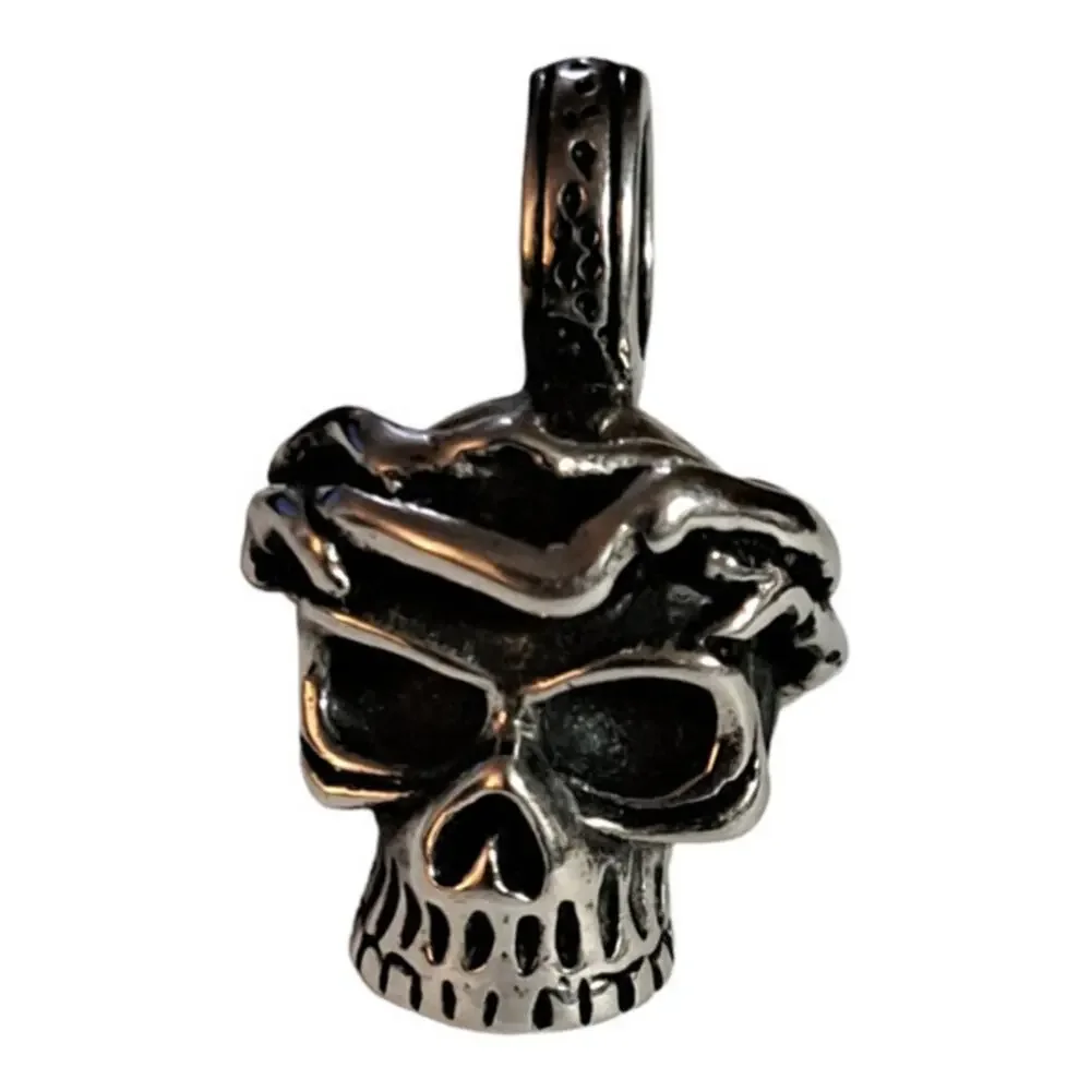 New stainless steel skull‎ pendent